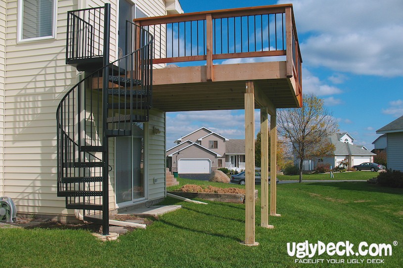 Outdoor Spiral Staircases – Minnesota Deck Builders, Maintenance Free Deck  and Decking Material