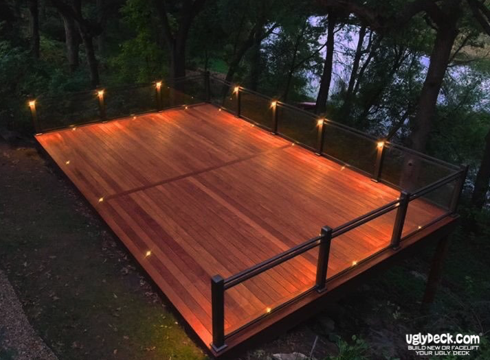 What Is A Floating Deck Minnesota, Floating Deck With Fire Pit Plans