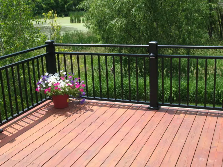 How tall does deck railing need to be